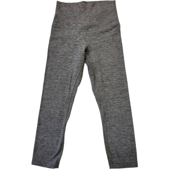 Lululemon Athletica woman’s high waist 21” super soft gray leggings size 4 - Picture 1 of 10